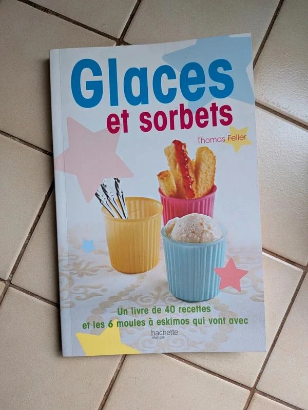 Livre de recettes glaces et sorbets